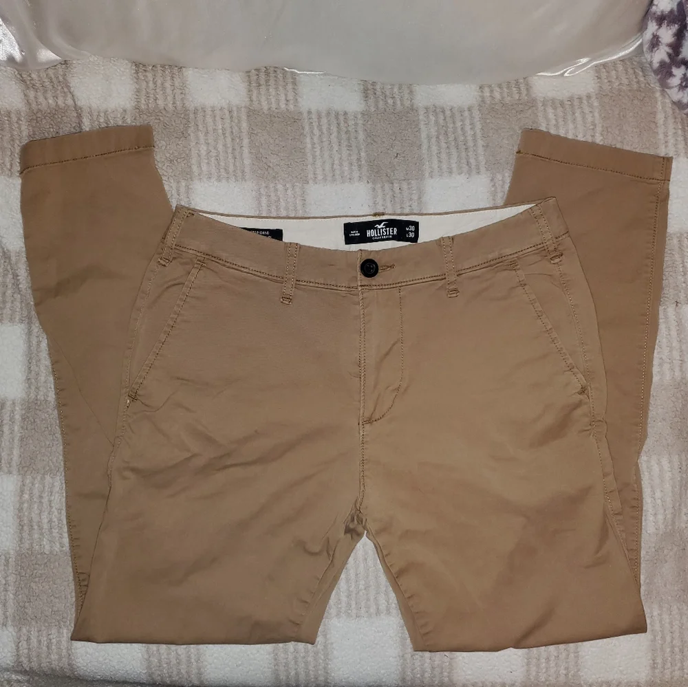 5 for $25 | Hollister Dark Tan Skinny Chino Pants